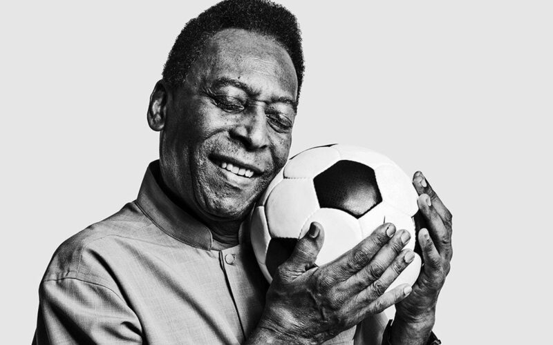 Imagem em homenagem a Pelé